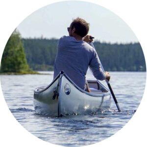 Hyr kanot Linder Inkas i Lofsdalen. Rent Canoe Inkas 465 in Lofsdalen.